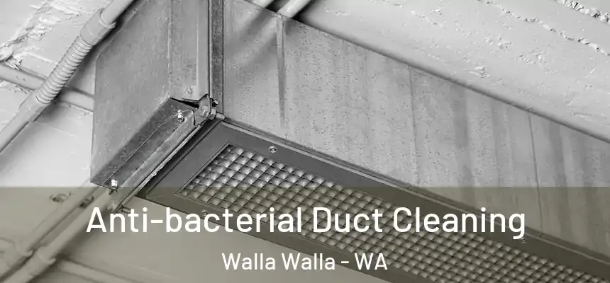 Anti-bacterial Duct Cleaning Walla Walla - WA